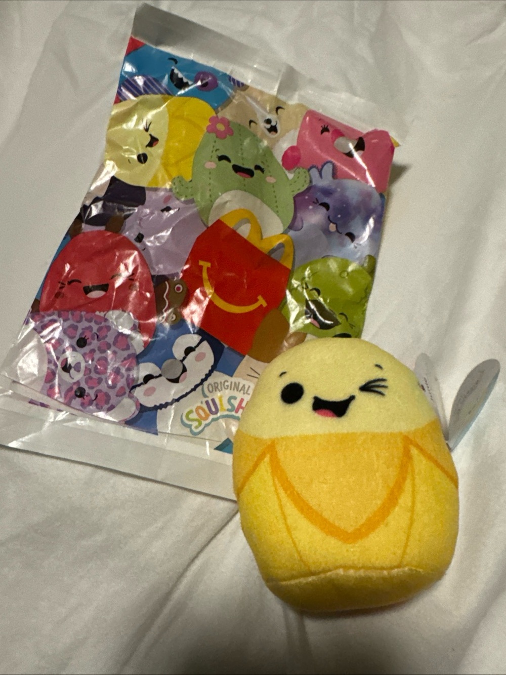 Squishmallows Yellow Winking Mini Plush Junie the banana